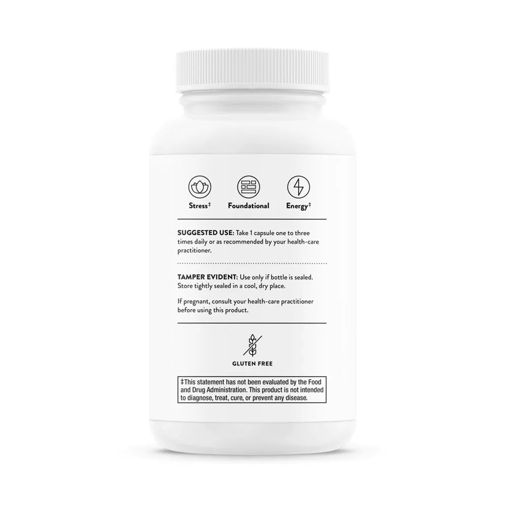 Basic B Complex by Thorne Bottle Label