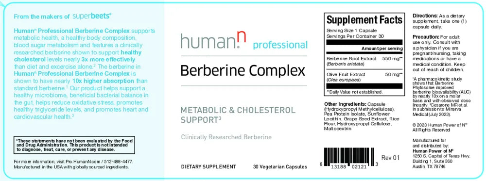 Berberine Complex by HumanN