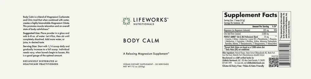 Body Calm by LifeWorks Nutritionals