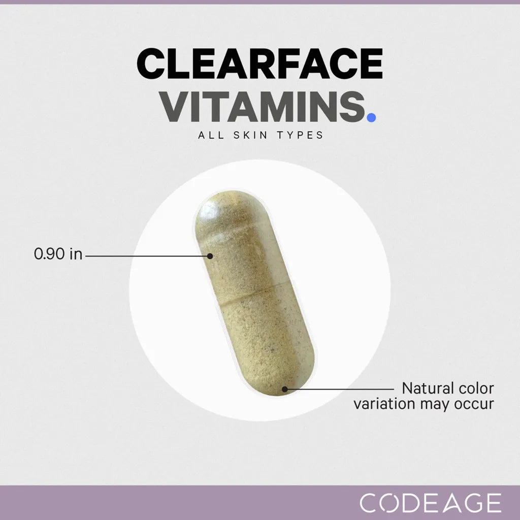 Clearface Vitamins by Codeage Example Supplement