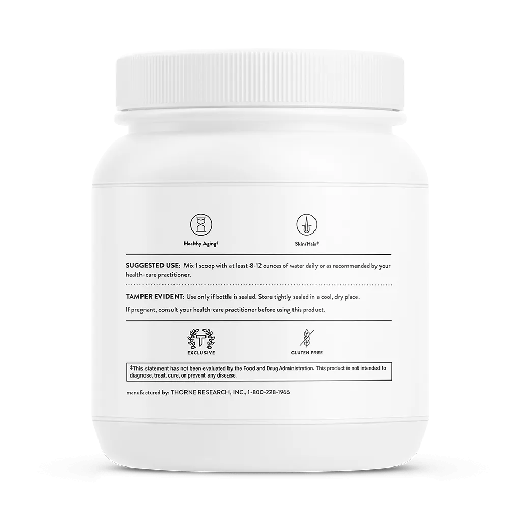 Collagen Plus by Thorne Bottle Label