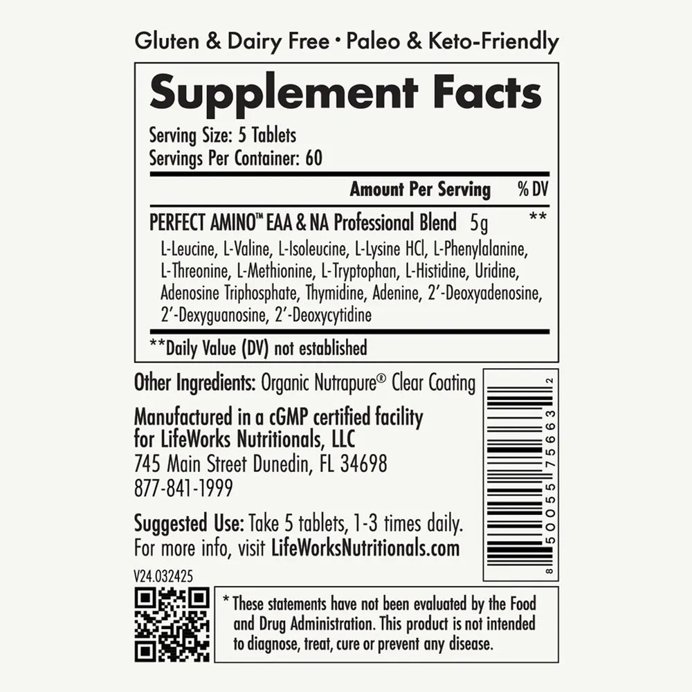 Essential Aminos Tablet by LifeWorks Nutritionals