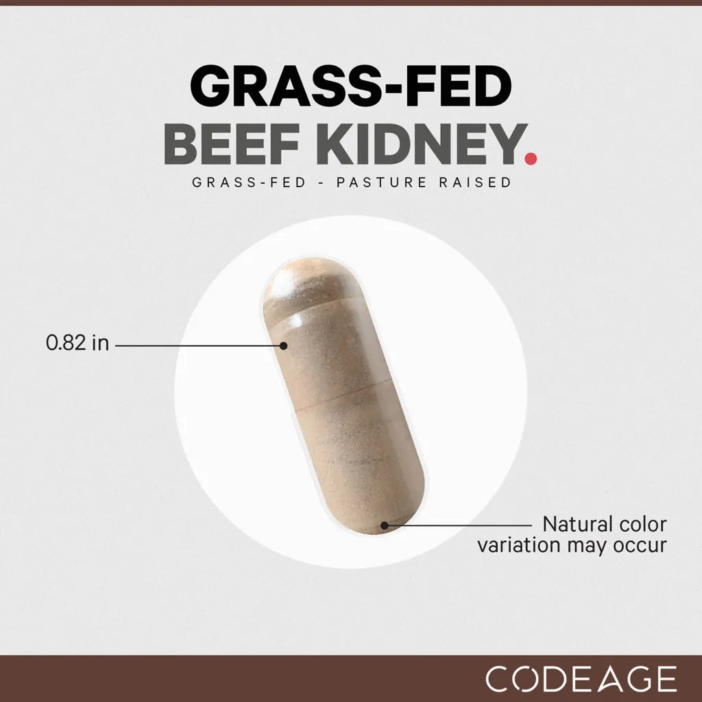 Grass Fed Beef Kidney by Codeage Example Supplement