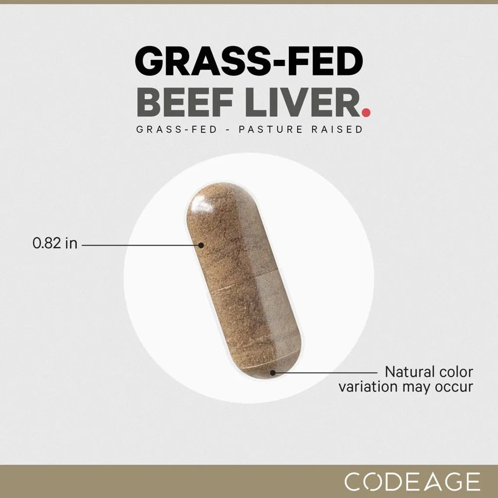 Grass Fed Beef Liver by Codeage Example Supplement