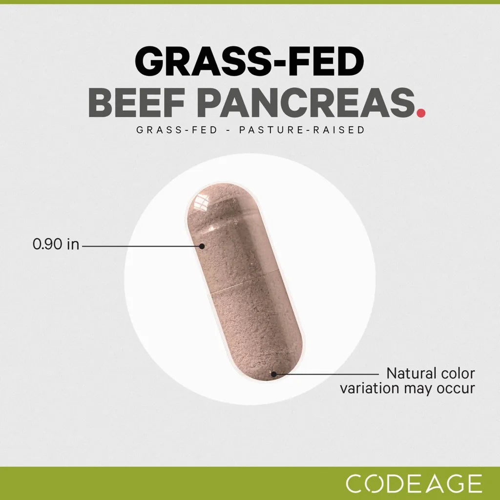 Grass Fed Beef Pancreas by Codeage Example Supplement
