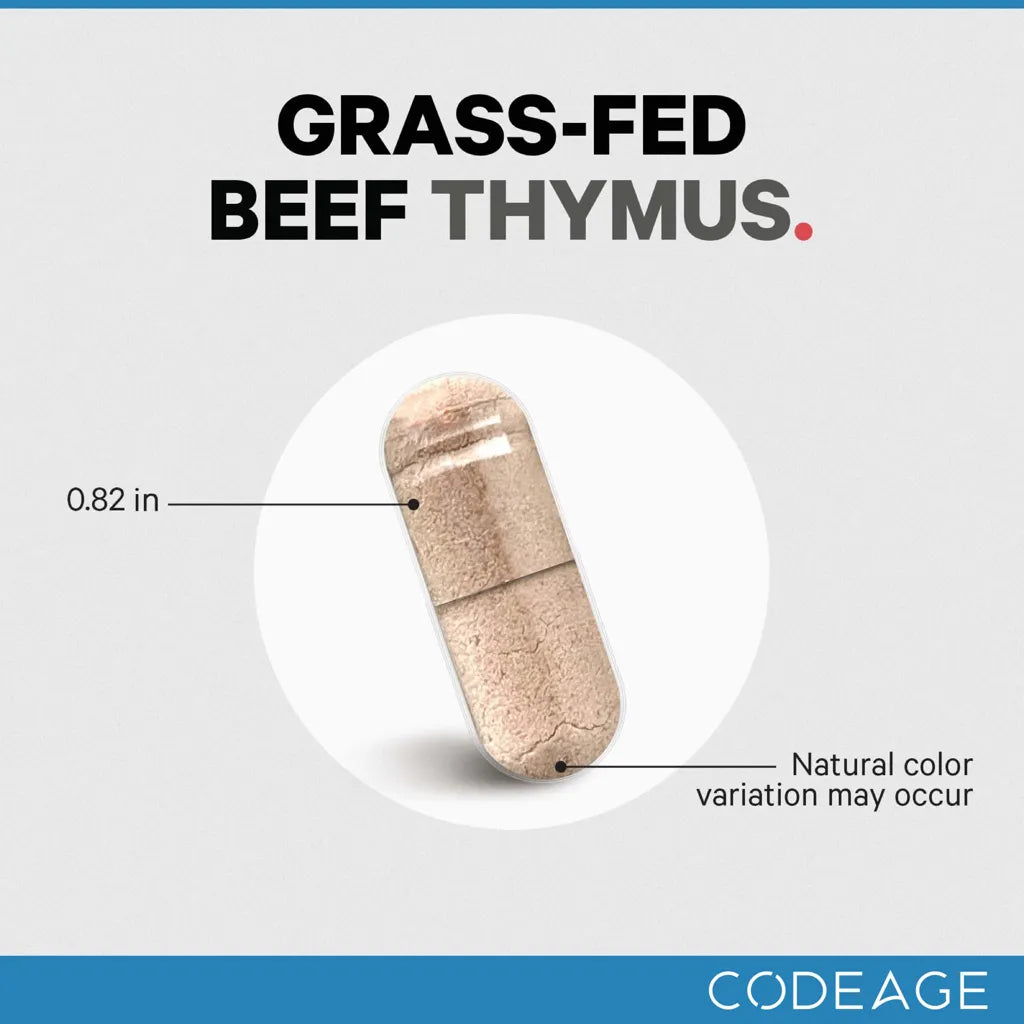 Grass Fed Beef Thymus by Codeage Example Supplement