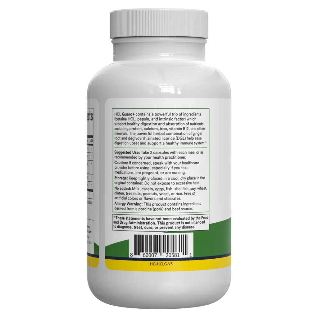 HCL Guard+ by Healthy Gut Label