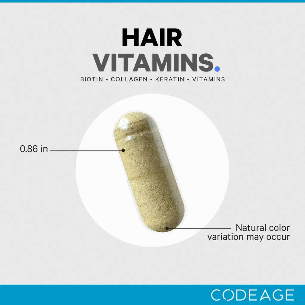 Hair Vitamins by Codeage Example Supplement