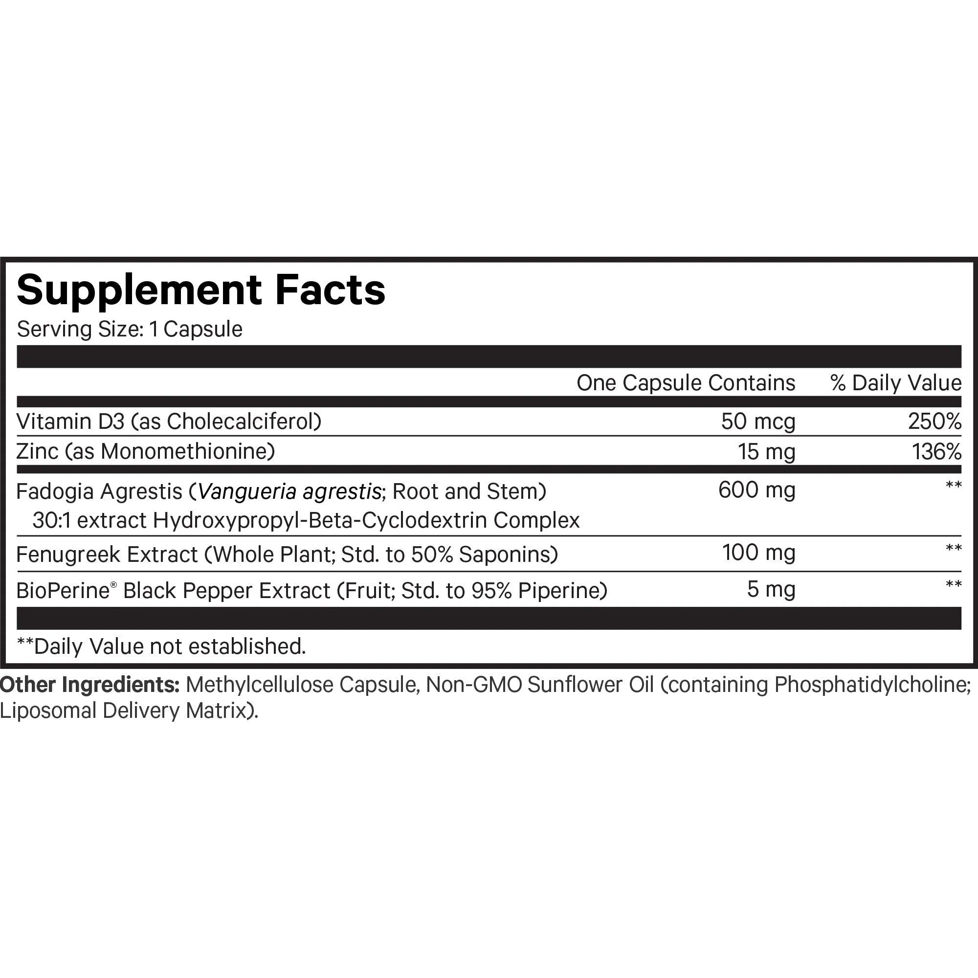 Liposomal Fadogia Agrestis+ by Codeage