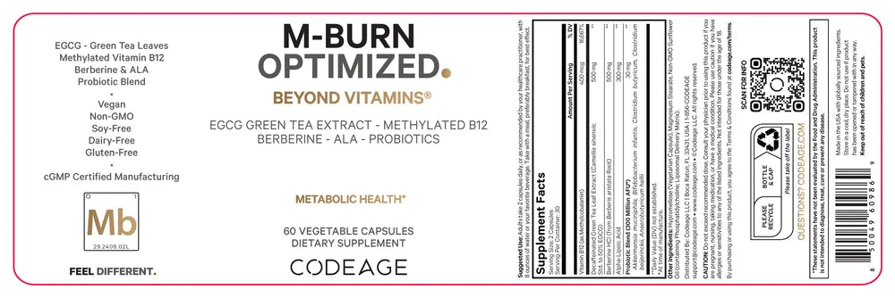 M-Burn Optimized by Codeage