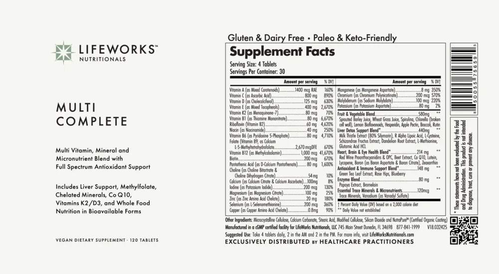 Multi Complete by LifeWorks Nutritionals