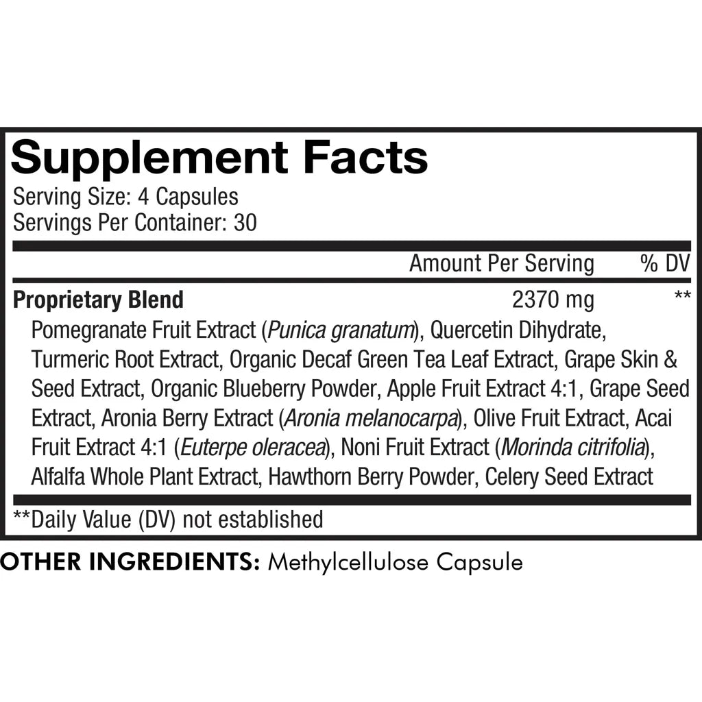 Polyphenols by Codeage Supplement Facts