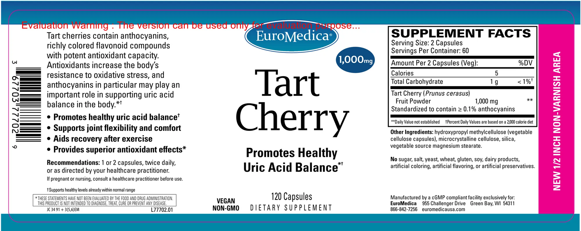 Tart Cherry by EuroMedica